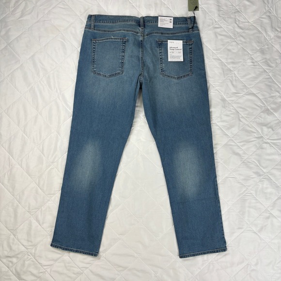 Goodfellow Advanced Temp Control Jeans 38x30 Athletic Fit Stretch Blue NWT - Picture 2 of 11